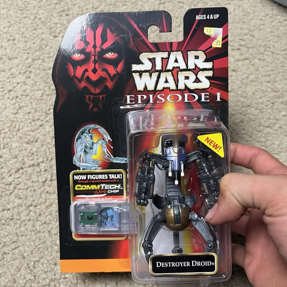 1998 Star Wars Episode 1 Destroyer Droid Action Figure New in Package